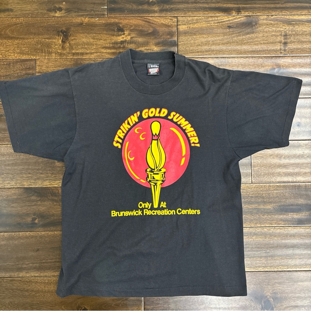 Vintage Olympics Black 'Strikin' Gold Summer' Graphic Tee